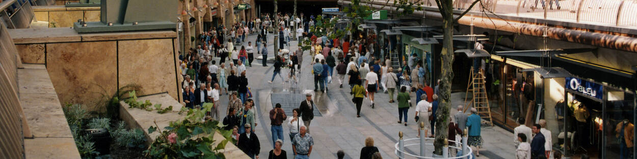 Drukte in de Koopgoot Rotterdam